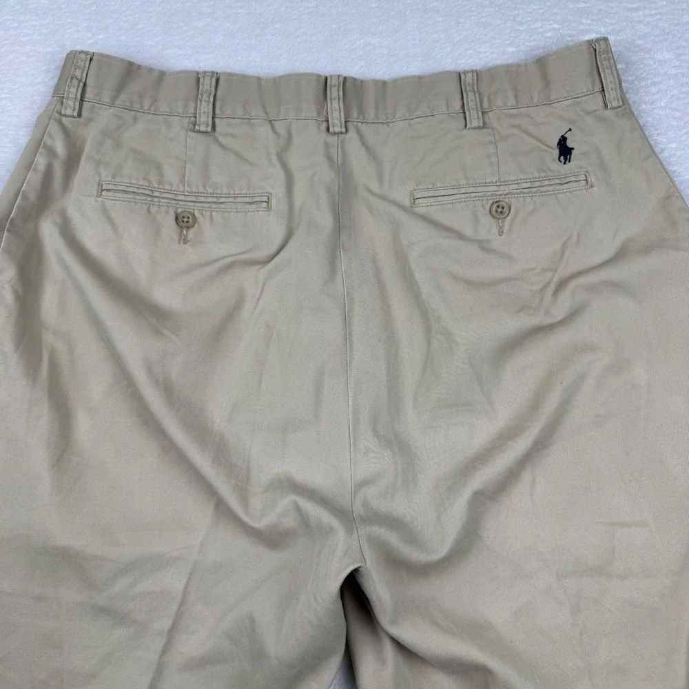 Polo Ralph Lauren Prospect Pant Mens 36x30 Tan Khaki Cotton Straight Chinos